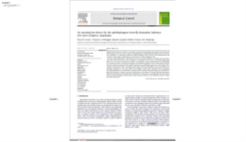 An introduction device for the aphidophagous hoverfly Episyrphus balteatus (De Geer) (Diptera: Syrphidae)